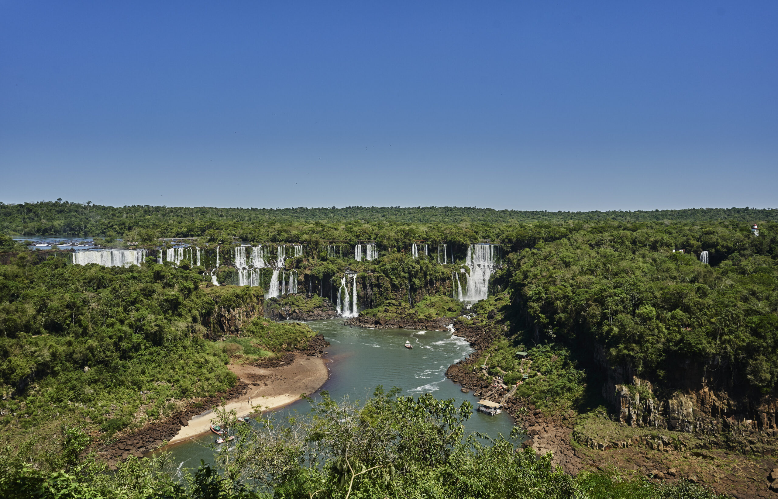 Iguazu waterfalls, Foz de Iguassu, Parana, Brazil, South America