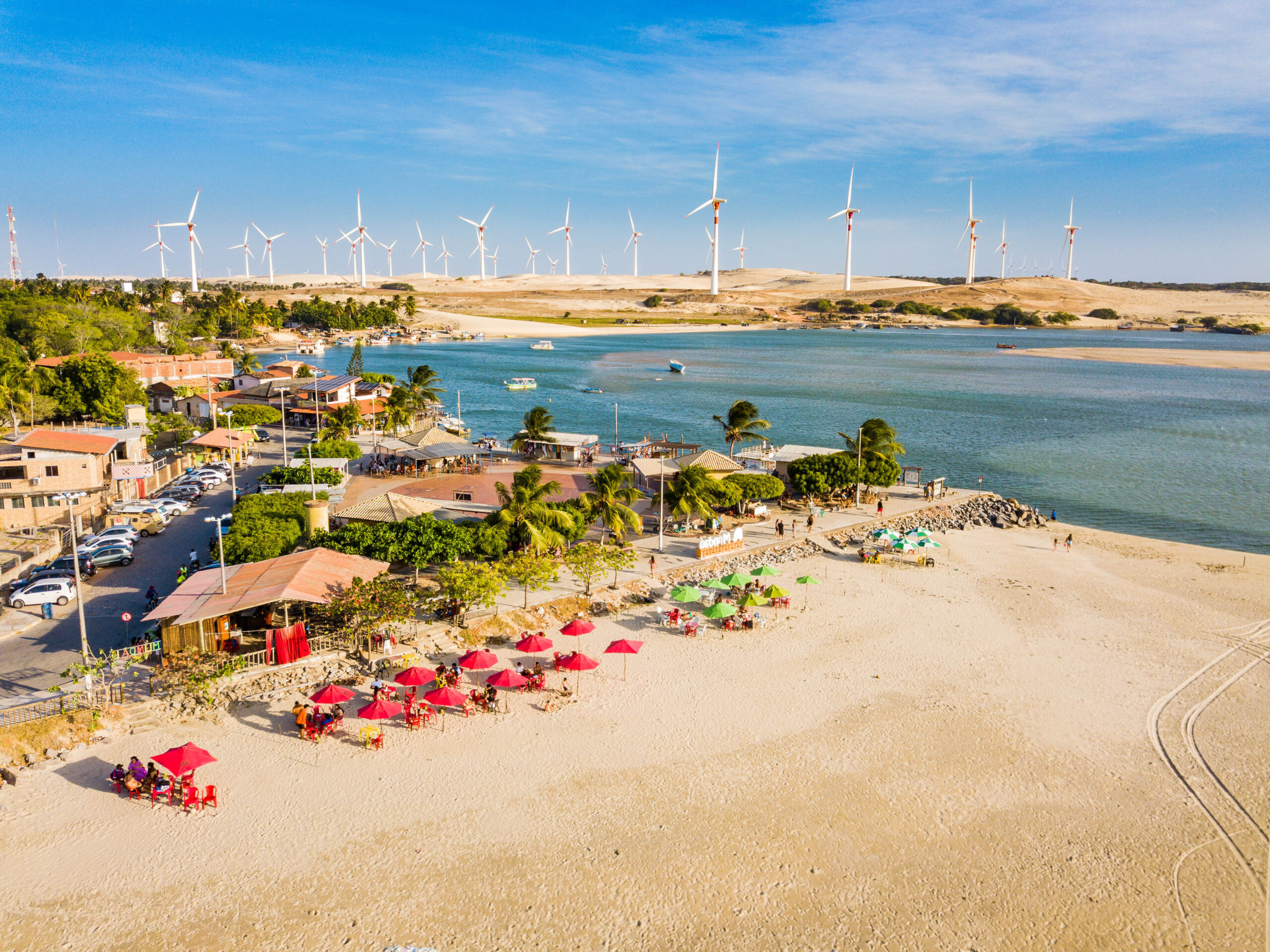 Mundaú, Ceará - beach village with a river mouth and dunes