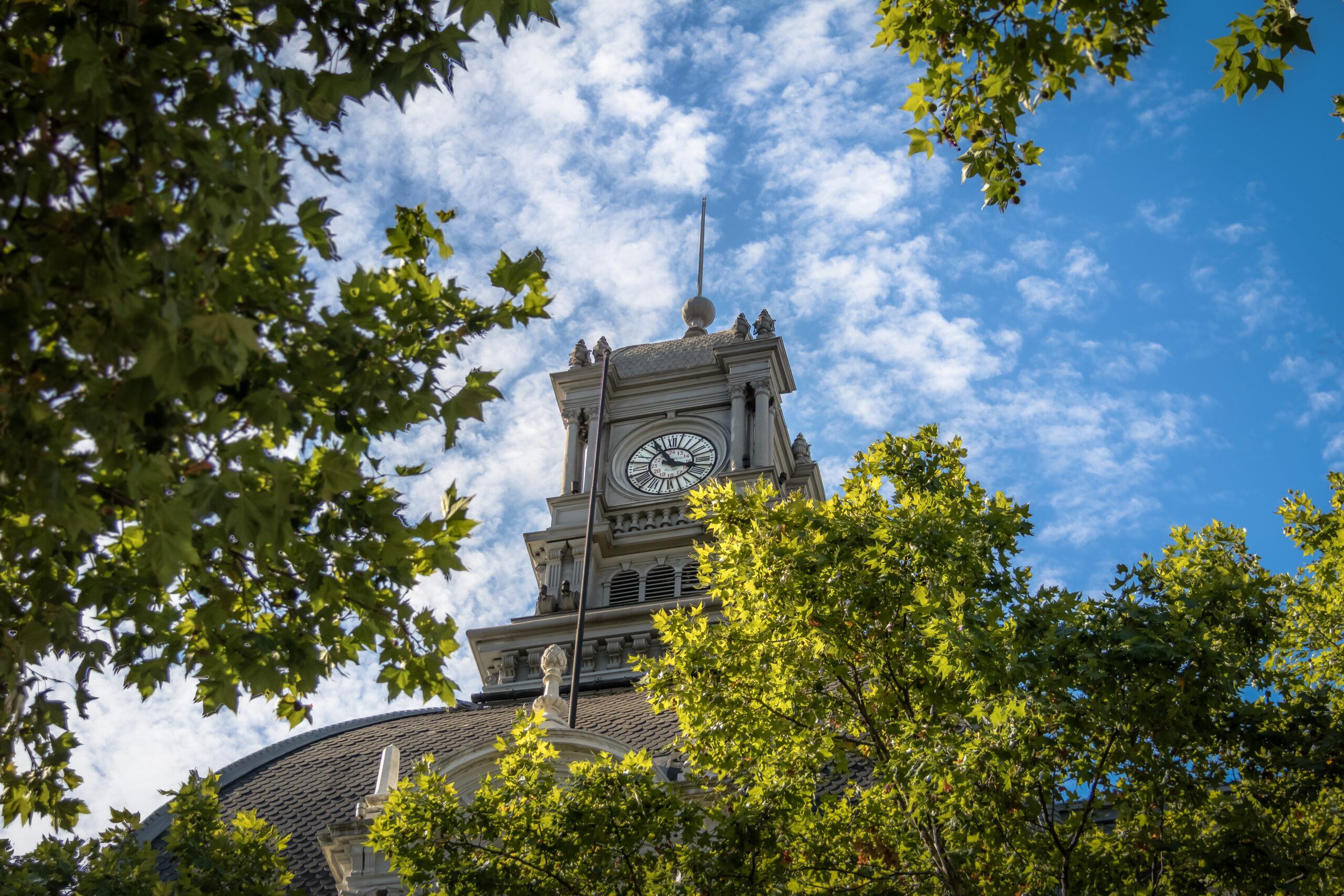 Clock of Buenos Aires City Hall - Palacio Municipal de la Ciudad de Buenos Aires - Buenos Aires, Argentina